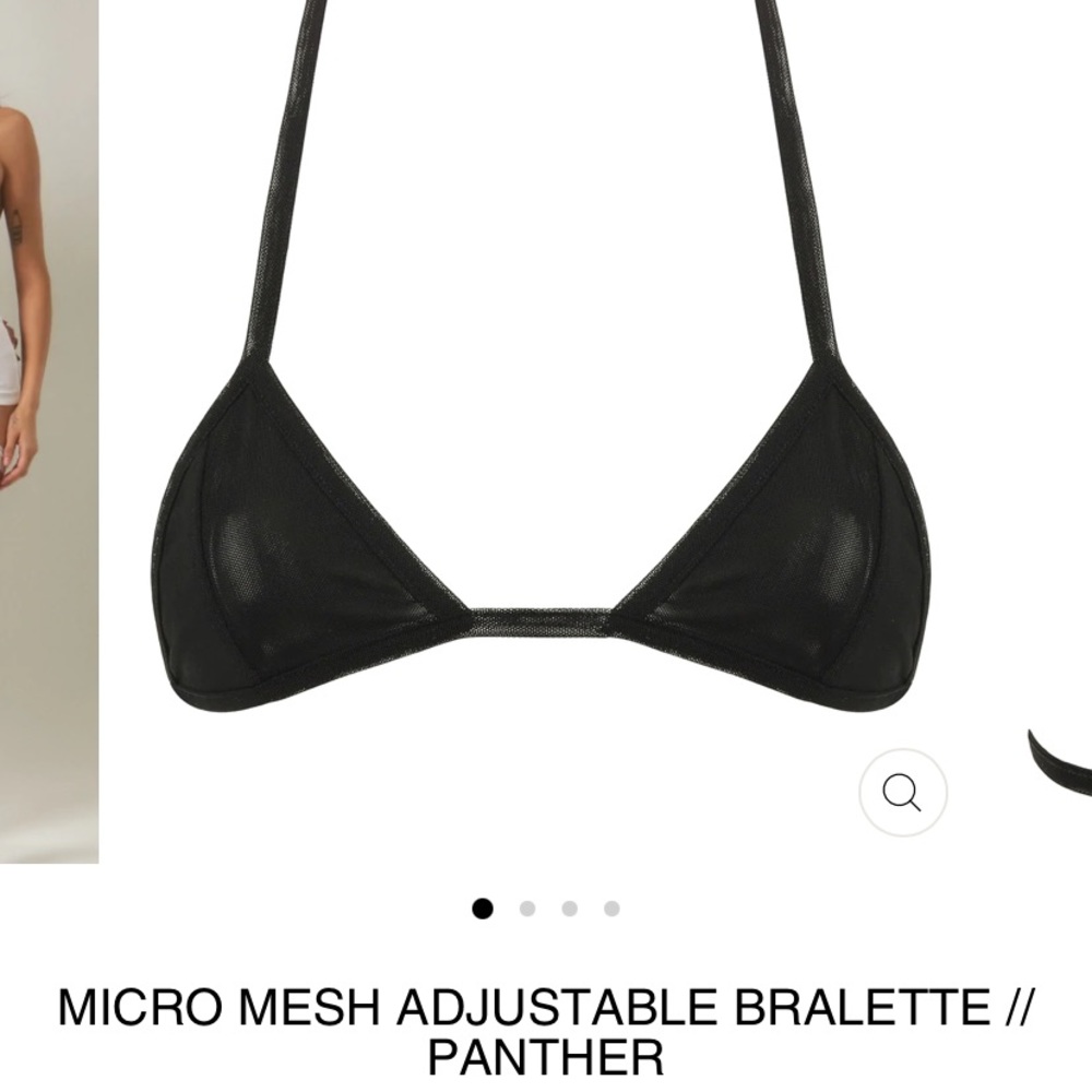 NWT Micro mesh bralette Laina Rauma brand LARGE